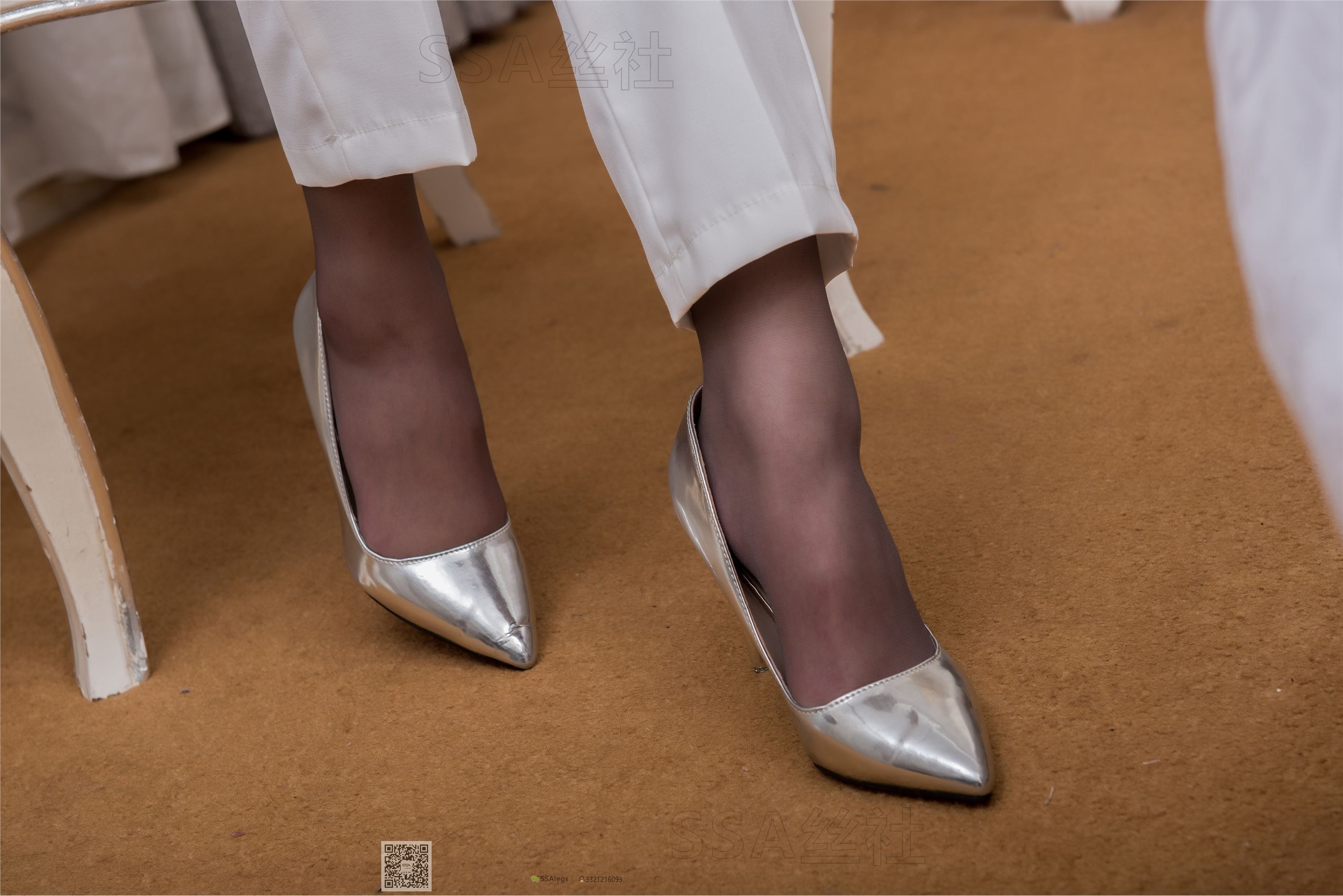 SSA丝社 超清写真 NO.065 大大 白西装裤里丝